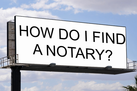 How to Find a Notary