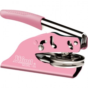 Pink Florida Powder Coated Notary Embosser