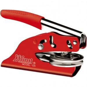 Red Florida Powder Coated Notary Embosser