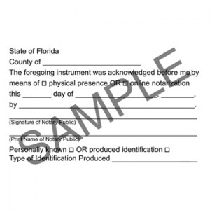 Acknowledgment Certificate Stamp