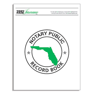 Florida Notary Record Book